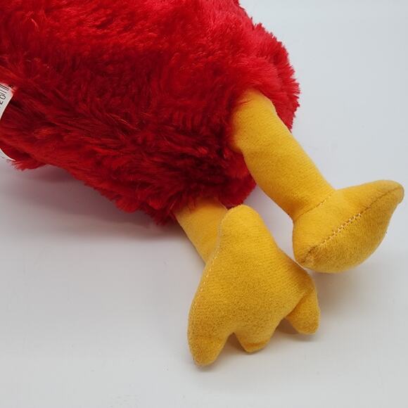 ACM Cardinal Bird Plush 8" Red St. Louis Yellow Feet Sits Up Stuffed Animal Toy - Picture 5 of 10